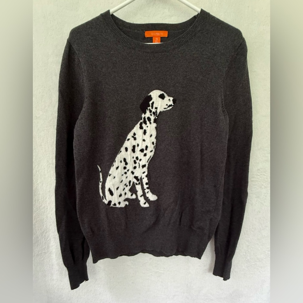 Dark grey Dalmatian sweater